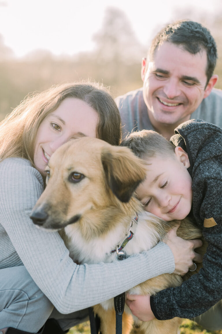 Familien-Fotoshooting im Winter in Bamberg
