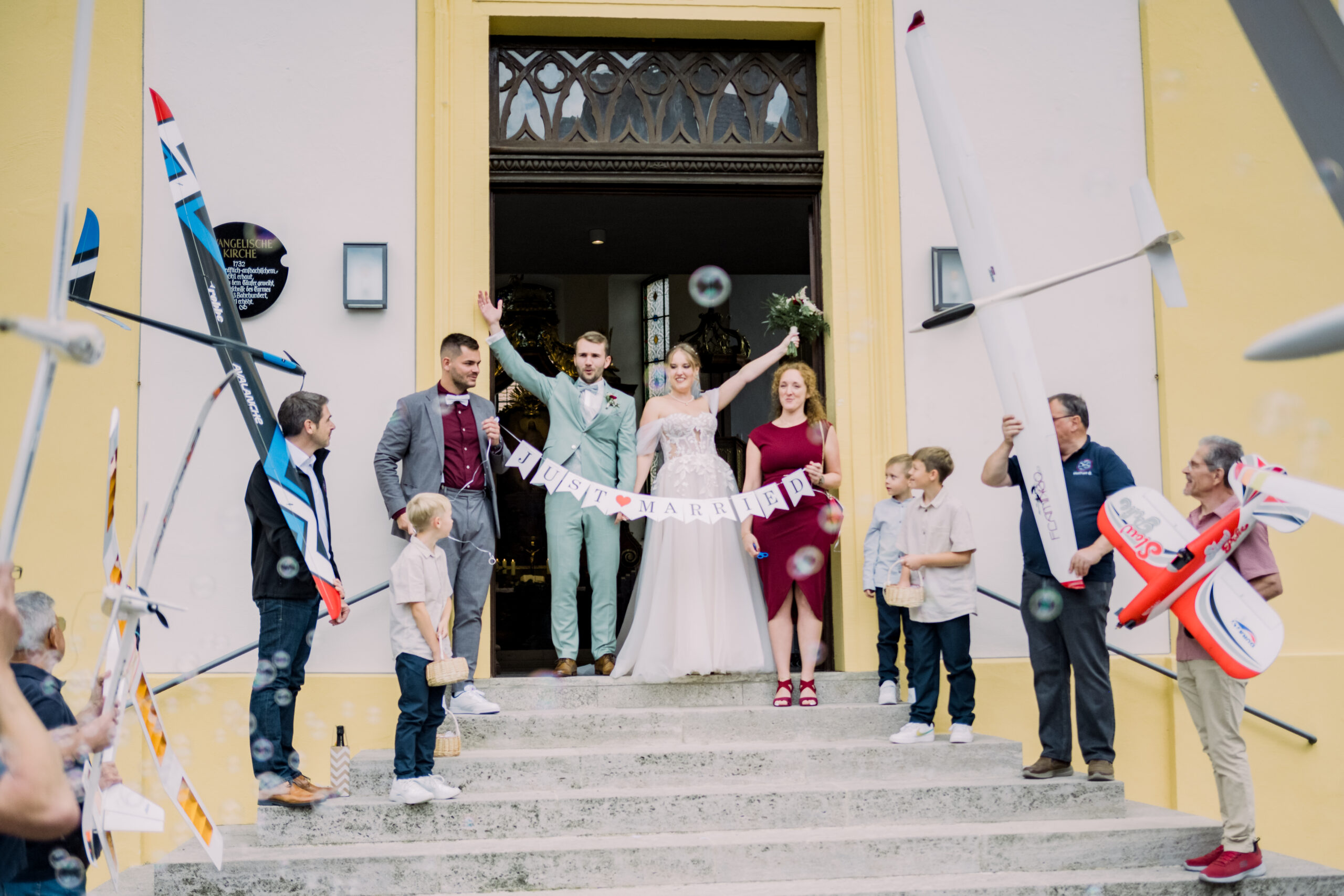 Julia & Stefan – kirchliche Hochzeit Landgasthof Geiselwind